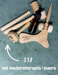 Set maderoterapia facial